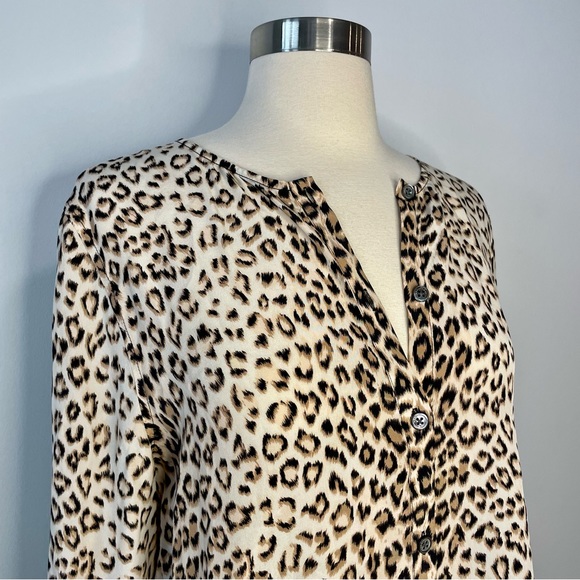 Equipment Cheetah Silk Blouse - Picture 8 of 13